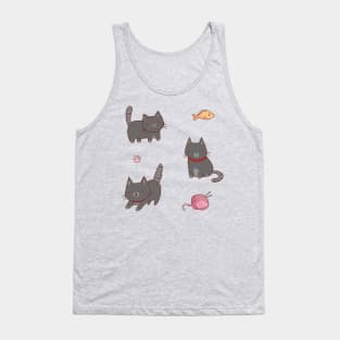 Funny gray cats Tank Top